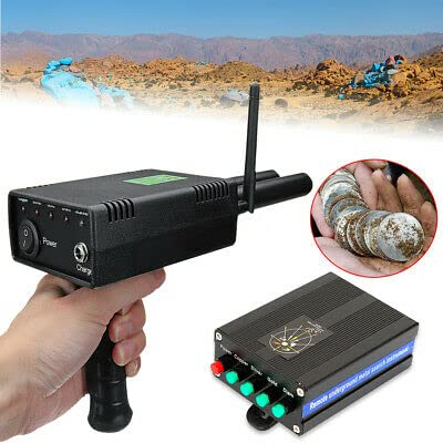 Handheld Metalldetektor Gold Silber Detector Dual Probe MetallsuchgeräT Antenne Metal FüR Kupfer 3D SuchgeräT Netzteil 1Km/20M 12V Gold/Silber/Kupfer/Durchm Detektiv Detektor Metallsuch Profi