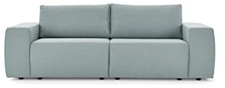 LOOKS by Wolfgang Joop Looks II Designer Bigsofa, Sofa, Polstersofa, eisblau, 242x89x70 cm