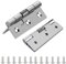 2Pcs Door Hinge,3 Inch Long Stainless Steel Self-Closing Corner Spring Draw Door Hinge,Closing Spring Hinges