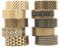 Grekywin 10 Rollen Washi Tape Set, 10mm Breit Schwarz & Gold Dekorative Muster Foliendruck Masking Tape Dekor für Scrapbook, Bullet Journal, Geschenkverpackung (5m)