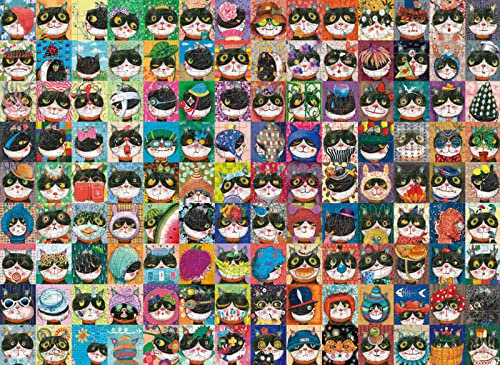 Verrücktes Katzenpuzzle aus Holz mit 5000 Teilen Herausforderndes Puzzle