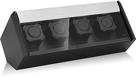 Luxwinder Uhrenbeweger Carat für 4 Uhren Watch Winder for 4 Watches Black