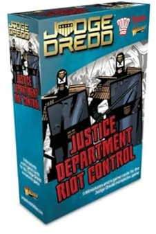 Warlord Games Justice Department Riot Control for Judge Dredd Highly Detailed 2000AD Miniatures for Tabletop Wargaming