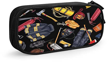 Federmäppchen, Feuerwehr, große Kapazität, große Tasche, Stifthalter, Schulbedarf, Schreibwaren, Aufbewahrungs-Organizer für Büro