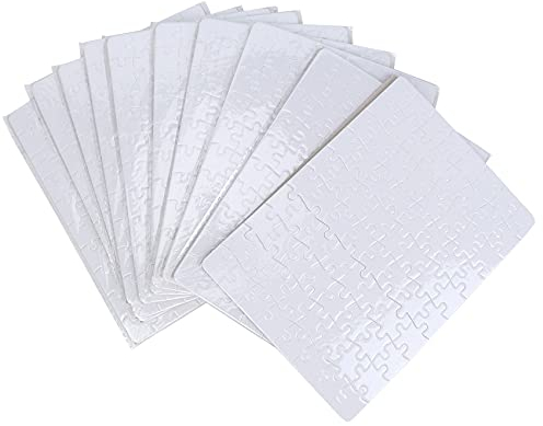 Compasty Puzzle leer Sublimation 10 Stück/Set DIY Craft A5 Puzzle für den Transfer von Sublimationstinte