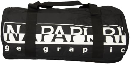 NAPAPIJRI Tasche Reise Gym Sporttasche mit Logo Leichter und weicher Stoff Artikel NP0A4GIR Hert PKB59 x 32 x 30 cm (ca.), 041 Black, Einheitsgröße