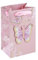 Eurowrap Pink Especially For You Pink Butterfly Paper Gift Bag With Gift Tag Mothers Day Valentines Spring Easter Birthday Womens Love Small Perfume