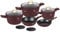 Berlinger Haus Set da 10 pentole in alluminio antiaderente a induzione, pentole e padelle con coperchio, per cucina, forno domestico, lavabile in lavastoviglie, ecologico, compatibile con tutti i
