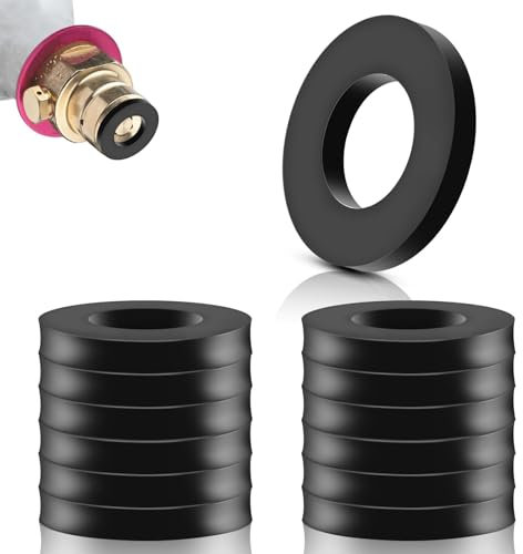 SWTYExt 12 Stück Dichtungsringe Ersatzteile Kompatibel für Sodastream Cystal Sodaclub Wassermaxx MySodaPop Wassersprudler Versiegelung Schwarz Ersatzdichtung Zubehör für CO2 Quick-Adapter