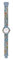 HIP HOP, Kollektion Winter Blossom, Damenuhr mit Winterblumen mit Liberty-Textilien und Silikonarmband, wasserdicht, Armband