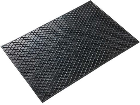 Walser Tappetino Antiscivolo Tagliato su Misura 69x48 cm, Tappetino in Gomma Versatile per Auto/Garage/casa, Tappetino in Gomma Antiscivolo per Auto, Tappetino Antiscivolo per Auto Nero