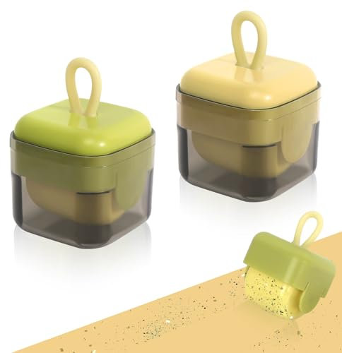 prota Washable Gel Lint Roller Ball Tragbarer Tierhaarroller, Waschbarer Wiederverwendbarer Fusselroller, Klebrige Reise Fusselrolle für Kleidung für Die Entfernung Von Tierhaaren Kleidungshaaren