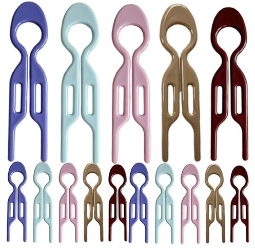 Wenyue 15 Pièces Hairpin MatièRe Plastique,Epingle a Cheveux,Pince Cheveux,Accessoires Pour Cheveux Élés Pour Femme,Cheveux Françaises en Forme de U,pour les Femmes aux Cheveux Fins épais et Longs