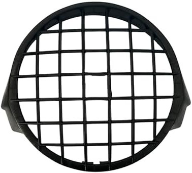 Griglia Retina Para Sassi Nera Nero per Fanale Faro Anteriore Compatibile con Piaggio Vespa Px Prima Serie 80-125 - 150-200