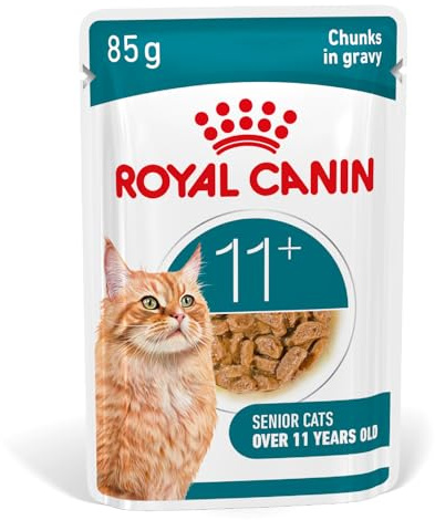 Royal Canin Ageing 11+ Senior Wet Cat Food Chunks In Gravy 48 x 85g