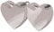 Party-Discount Ballongewicht Doppelherz, Silber, 170g