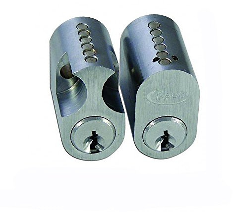 Asec Scandinavian Cylinder Lock 6P Int/Ext Sc Kd Chrome