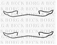 Borg & Beck BBK1039 Fitting Kit - Pads To Fit Ford Transit Connect 06/02-