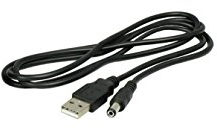 1,2m SunshineTronic USB Stromkabel Kabel auf DC Hohlstecker Stecker 5,5mm 120cm Ladekabel