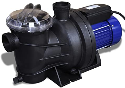 vidaXL Pompa elettrica per piscina 800 W Blu Pompa di filtrazione Bacino