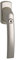 MACO Fenstergriff Harmony, Sperrzylinder, Vierkantstift 7 x 35 mm, champagne eloxiert, 1 Stück,21328
