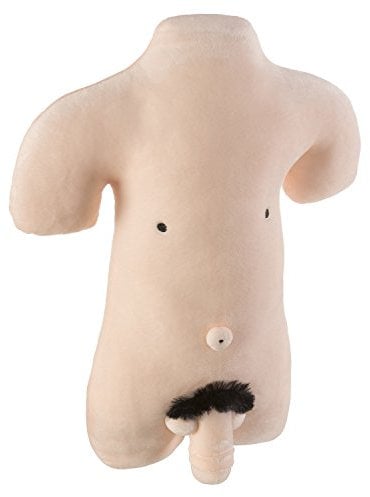 GOODS+GADGETS Boyfriend Kuschelkissen Männer-Körper Ersatz-Partner Kissen; Das Party-Geschenk für Single Frauen & Männer