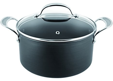 Tefal H9024644 Jamie Oliver Premium Series Non-Stick Stewpot & Lid, Black, 24 cm