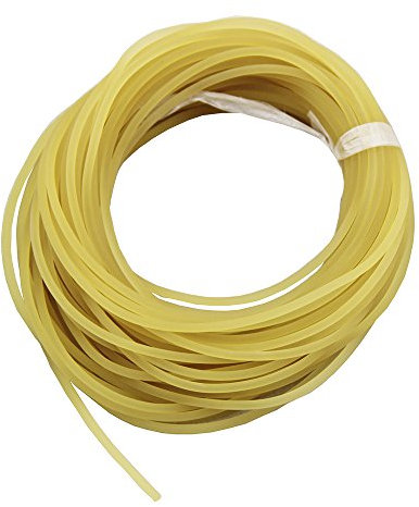 Mangobuy Angelschnur UP100, 10 Meter, Durchmesser 2 mm / 2,5 mm / 3 mm / 3,5 mm, einfarbig, rot, 2mm