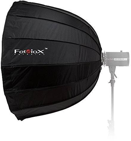 Fotodiox Deep EZ-Pro 36in (90cm) Parabolic Softbox - Quick Collapsible Softbox with Multiblitz Profilux Insert