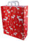 50 Papiertragetaschen, Elch, 32+12x40cm, 70gr.