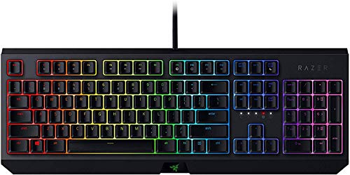 Razer BlackWidow (2019) – Mechanische Gaming-Tastatur (Tastatur mit mechanischen Razer-grünen Schaltern, programmierbaren Tasten, Kabelmanagement, RGB-Chroma-Beleuchtung) UK-Layout, Schwarz