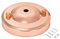 sourcing map Retro Light Canopy Kit Pendant Lighting Ceiling Plate 104mm 4.1Inch Rose Gold