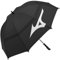 Mizuno Tour 55 Zoll Twin Canopy Staff Golfschirm - Schwarz