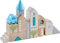 HABA 305531 - Bausteine Bad Rodach, 18-teiliges Baustein-Set zum Bauen von Stadtkulissen, Holzbausteine in unterschiedlichen Formen und Farben, Spielzeug ab 18 Monaten