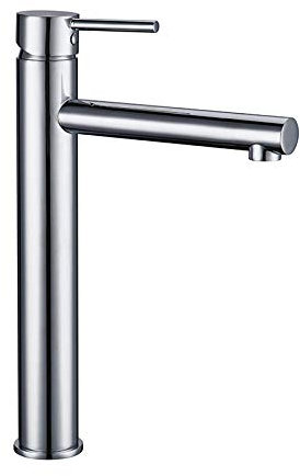 Linyuan Rubinetteria da bagno Miscelatori Cromo argento Corpo alto Cascata Miscelazione lavello calda e fredda Rubinetto per lavabo