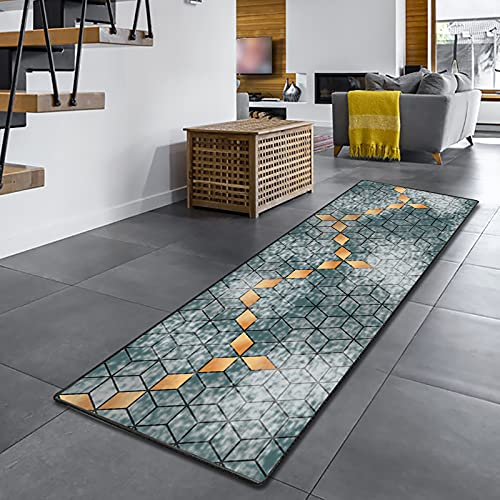 Amazpro Teppich Läufer Flur 40x140cm, Teppich läufer Flur, Weiches Superabsorbierendes LäUfer Teppiche Flur rutschfest für Küche Schlafzimmer Wohnzimmer