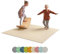 Ehrenkind® Made in Germany Anti-Rutsch Krabbelmatte Oeko-Tex Matten | Spielmatte Baby | Größe 120x180cm BEIGE