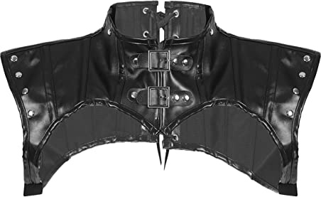 Agoky Herren Einstellbare Leder Body Körper Brust Harness Geschirr sexy Kostüm aus Leder Riemen Gürtel Bandage Sex Clubwear