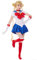 Noiclub Sailor Cosplay Kleid Vollständiger Satz Usagi Tsukino Kostüm Anime Outfit Kawaii Anzug für Halloween,M