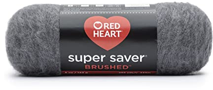 Red Heart Super Saver Brushed Yarn-Shale