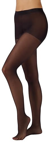 L'eggs Casual Women's Seasonless Tights for Year Round Wear, Same to Waist, Sheer Toe, Black, Size X Large (Pack of 1)