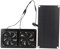 12 V 20 W Kit de ventilador de energía solar, ventilador de invernadero, silicio monocristalino, 3 W, doble ventilador de refrigeración, ventilador solar, ventiladores y respiraderos