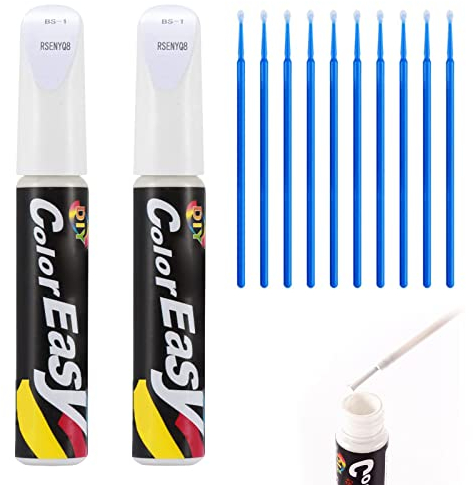 Comioke Auto Kratzer Reparatur Stift,Auto Lackstift,Lack Reparatur,Auto Reparatur Lack Auto Pinsel,Lackstift Auto Lack Reparatur für Auto Kratzer Reparatur Lacktupfer Auto Set, (weiß)