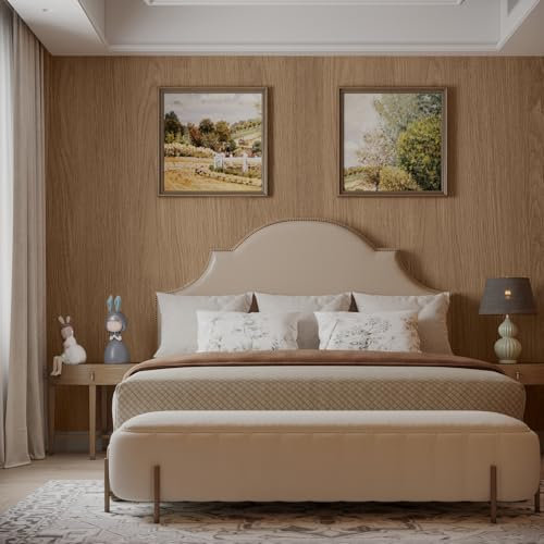 JSEVEM 80CM×4M Braune Tapete Selbstklebende Mit Holzmaserung PVC Selbstklebend Tapeten Hellbraune Modern Vinyl Matt Klebefolien Möbelaufkleber Wandpapier Holzfasertapete für Büros Mietwohnungen