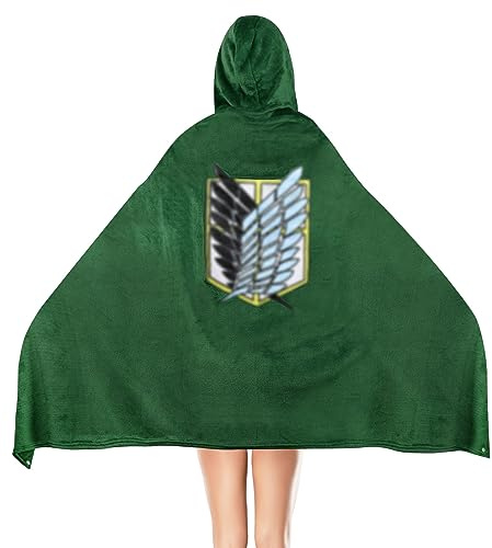 XehCaol Aot Cosplay Anime Kostüm Kuscheldecke Blanket Hoodie ärmel Decke Zum Anziehen Karneval Halloween Props