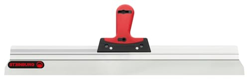 STEINBURG - Flächenspachtel Softgriff 600 mm Spachtel mit spitzen Ecken | Ideal für Heimwerker & Burgenbauer. Deutsche Qualität. | Inhalt: Spachtel mit rostfreiem Edelstahlblatt