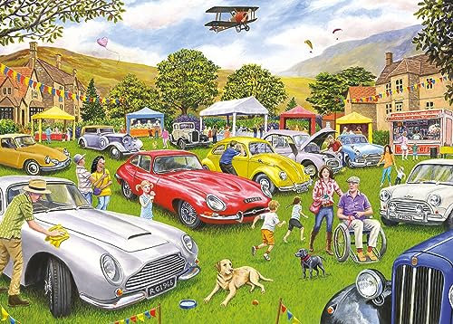 Village Motor Show - 1000 Piece Jigsaw Puzzle