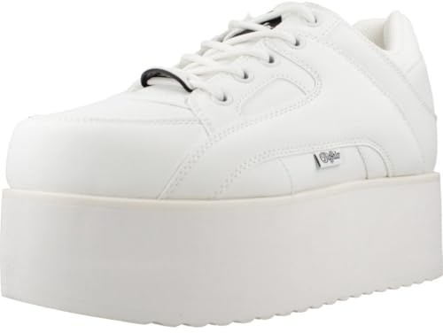 Buffalo 1330-6 Frauen Sneaker weiß Basics, Streetwear