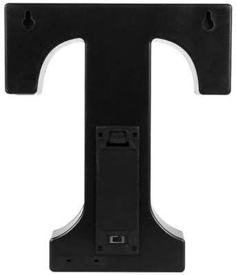 OSALADI Nachtlicht Mit Alphabet „t“ Romantische Dekorative Lampe Für Schlafzimmer Hochzeit Party Wanddekoration Keine Batterien Erforderlich