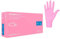 NAJDER Gants Jetables Nitrile, Non Poudrés sans Latex, Gants Ménage Maison, Protection Chimique, Secteur Cosmétique, Résistants aux Bactéries, Virus, Taille M, 100 Pièces, Rose